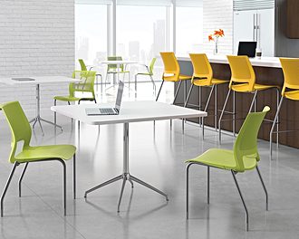 Lumin_multipurpose_chairs_apple_shell_bar_stools_lemon_shell_cafe_environment