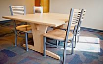 Melissa Anner Horizontal Back Chairs with Sherwood Table
