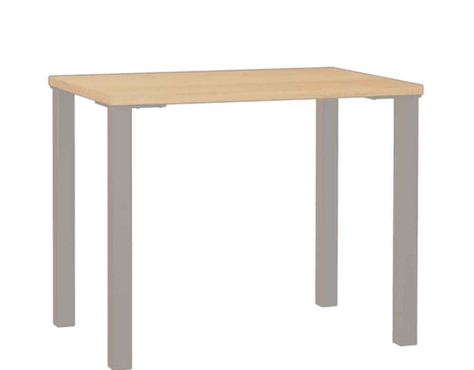 Essentials Metal Leg Desk